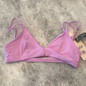 NWT Malai Bikini Top, Size L, Orchid (Light Purple)